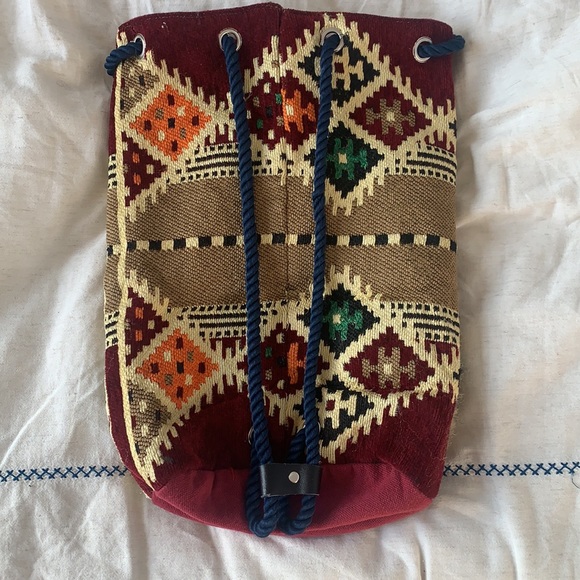 Drawstring backpack from Central America - Picture 2 of 3